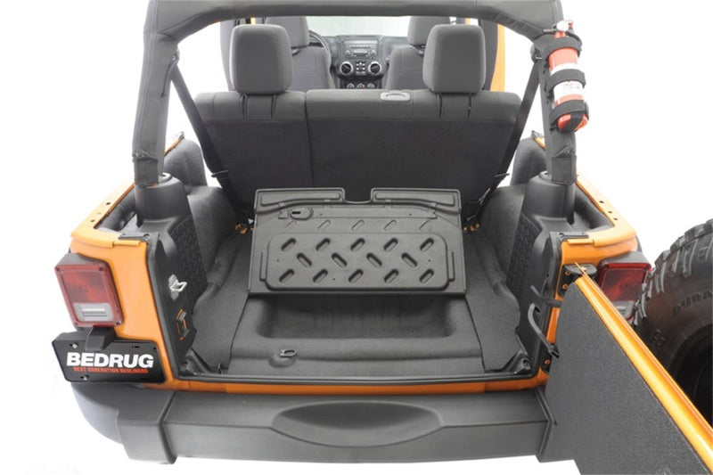 BedRug 11-16 Jeep JK 2Dr Rear 5pc BedTred Cargo Kit (Incl Tailgate & Tub Liner) - Black Ops Auto Works