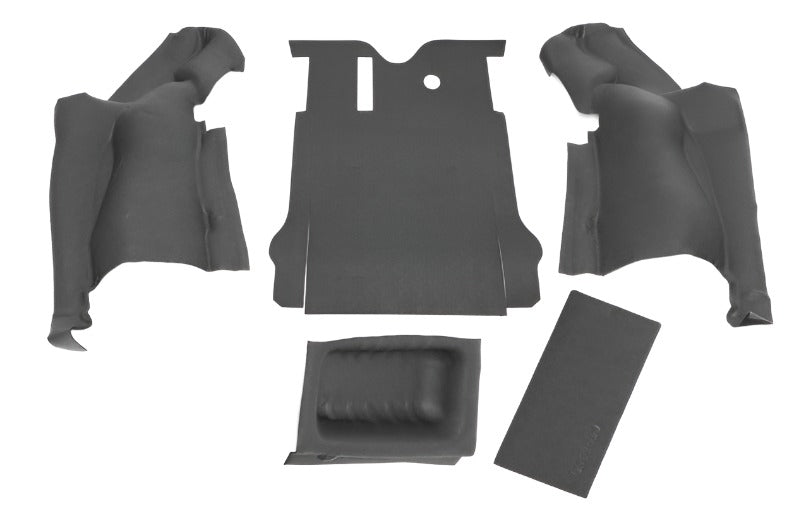 BedRug 11-16 Jeep JK 2Dr Rear 5pc BedTred Cargo Kit (Incl Tailgate & Tub Liner) - Black Ops Auto Works