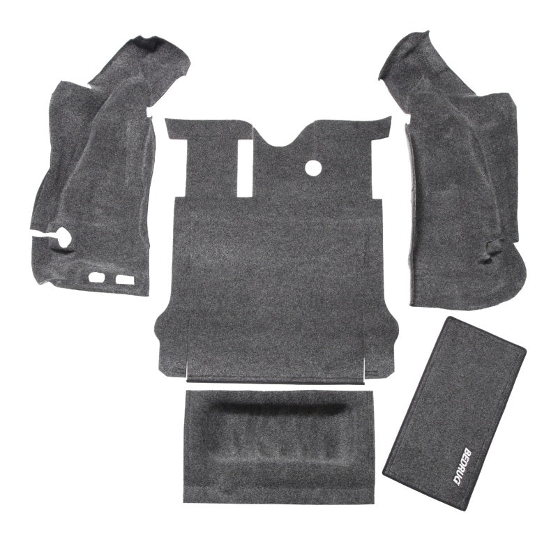 BedRug 11-16 Jeep JK 2Dr Rear 5pc Cargo Kit (Incl Tailgate & Tub Liner) - Black Ops Auto Works