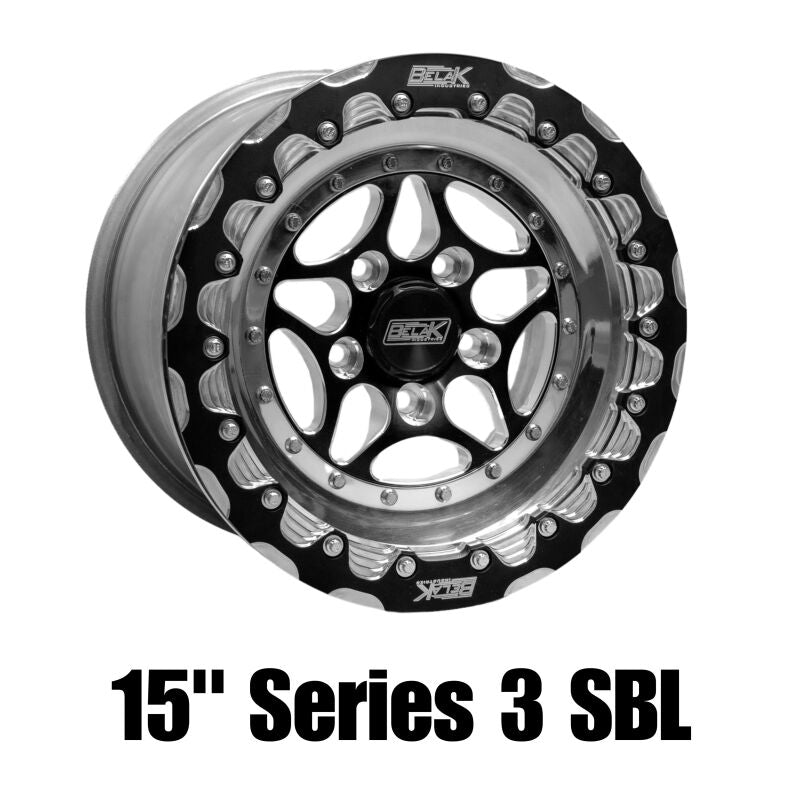Belak Wheels Belak 15x8 / 5in BS / 5x114.3 BP / High Pad / Series 3 Wheel - Single Beadlock