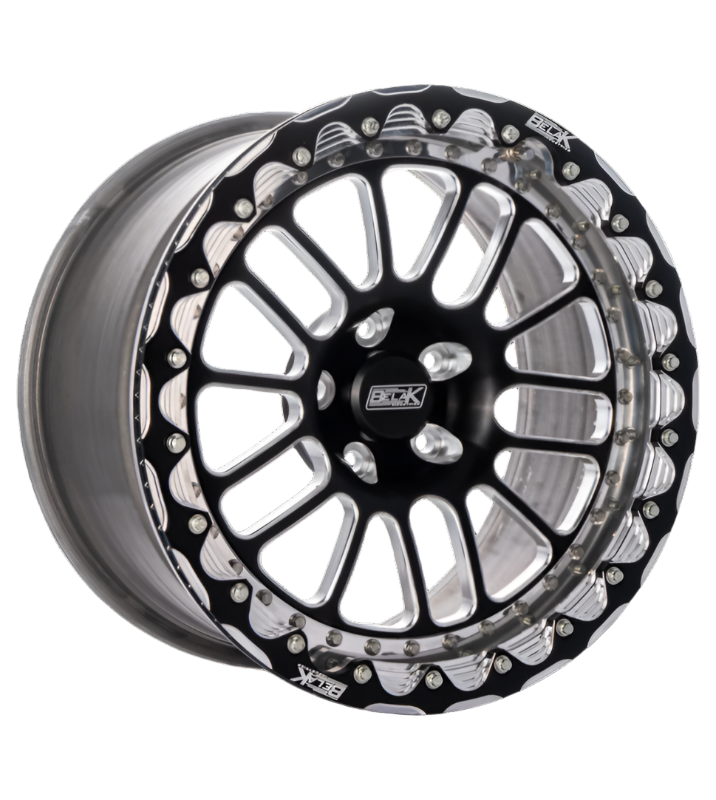 Belak 15x9 / 6in BS / 5x114.3 BP / High Pad / Series 2 Wheel - Single Beadlock - Belak Wheels BLK15095114S26BS-SBL