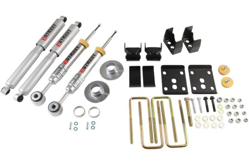 Belltech 09-13 Ford F150 Ext&Quad Cab Short Bed 2WD Lowering Kit w/ SP Shocks 5.5in R Drop - Black Ops Auto Works