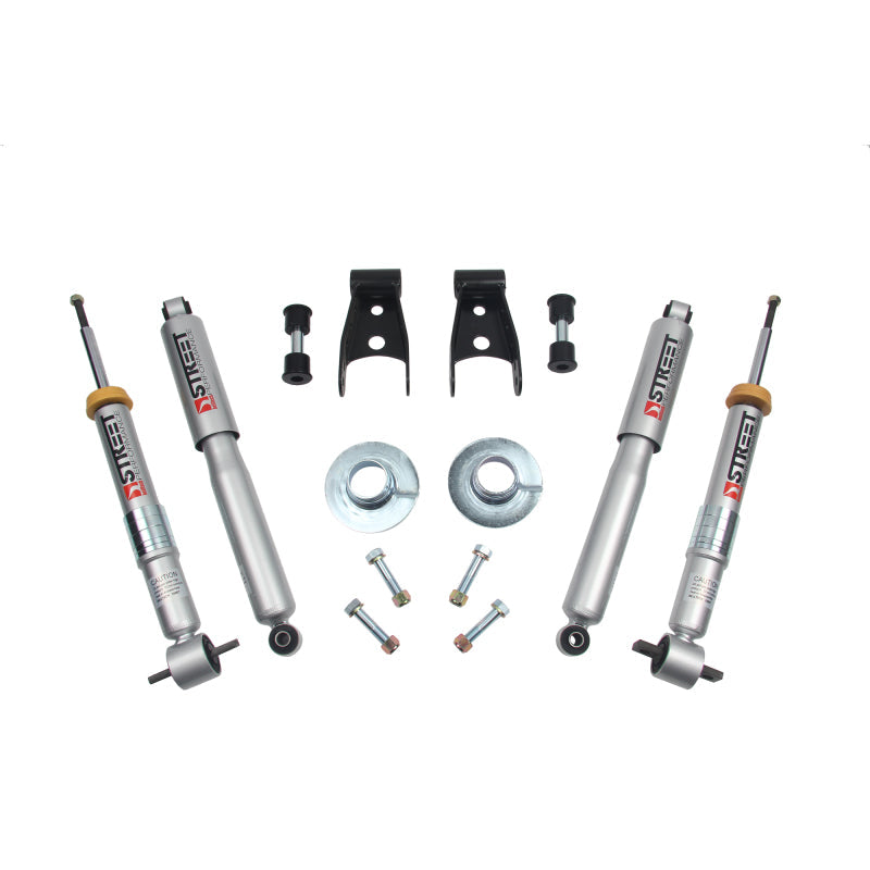 Belltech 15-17 Ford F-150 +1in to -3in Front 2in Rear Lowering Kit - Black Ops Auto Works