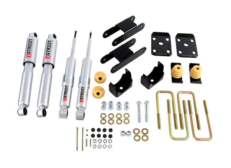 Belltech LOWERING KIT 18-20 Chevy Colorado/Canyon All Cab/SB -0-3in F / -4in R w/ Street Perf Shocks - Black Ops Auto Works