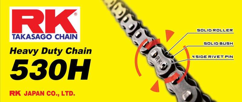 RKC530H-100-RK Chain RK-M 530H-100L - Natural-Chains-RK Chain
