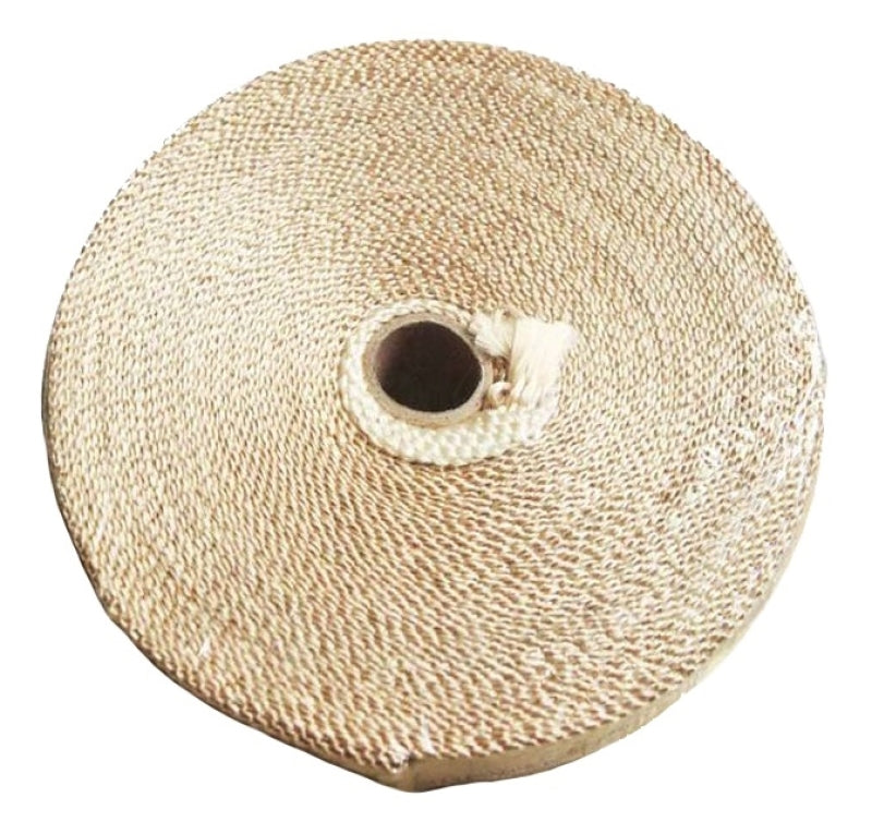 Torque Solution Fiberglass Exhaust Wrap Universal 2inx50ft - Tan-Exhaust Wrap-Torque Solution