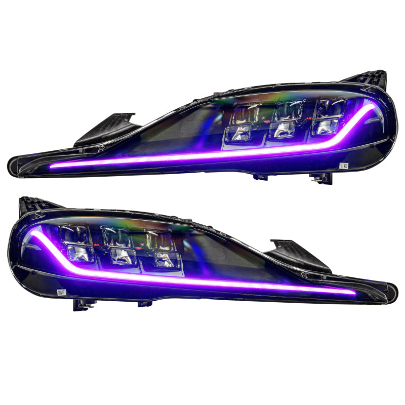 ORL1400-334-Oracle 20-21 Toyota Supra GR RGB+A Headlight DRL Upgrade Kit - ColorSHIFT w/o Cntrl SEE WARRANTY-Headlights-ORACLE Lighting