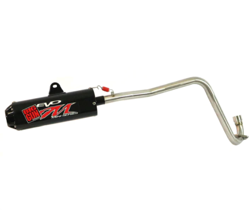 Big Gun 03-23 Kawasaki KLX 110/KLX 110L Evo M Series Black Out Full System Exhaust-Powersports Exhausts-Big Gun-