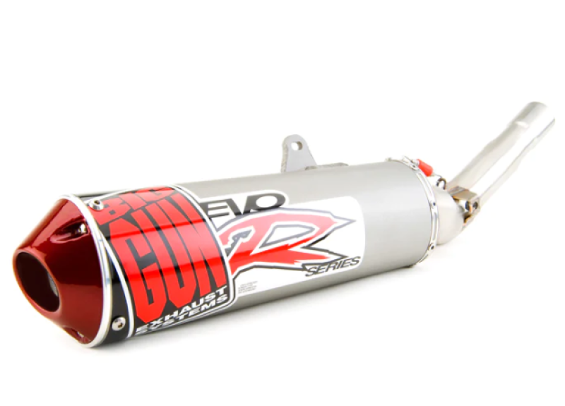 Big Gun 85-00 Honda XR 600R EVO R Series Slip On Exhaust-Powersports Exhausts-Big Gun-