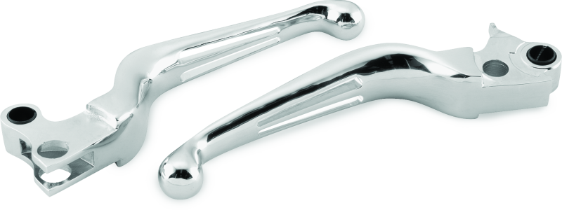 Bikers Choice Bikers Choice 96-16 BigTwin 96-03 XL Chrome Slotted Lever Set Cable Clutch Only