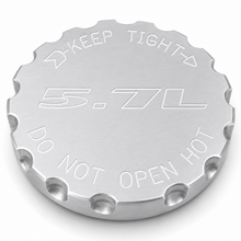 Load image into Gallery viewer, Billet Technology 300111 Hellcat supercharger coolant cap, 5.7L engraved option