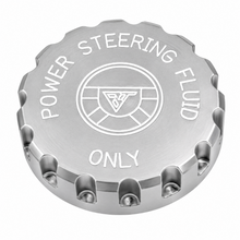 Load image into Gallery viewer, Billet Technology 30017 billet aluminum power steering cap, Standard Engrave finish, for 2005-2010 Charger, 300, Magnum, Challenger, Chrysler 200 and Grand Cherokee SRT8
