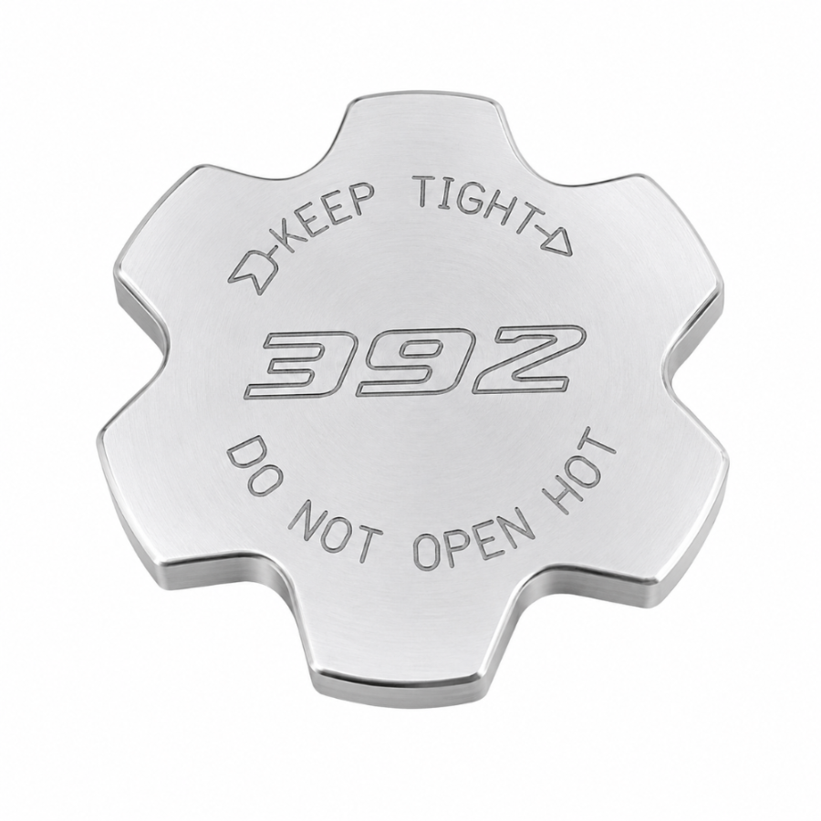 Billet Technology 30029 392 engraved billet power steering cap for Dodge Charger Challenger Durango and Jeep Grand Cherokee