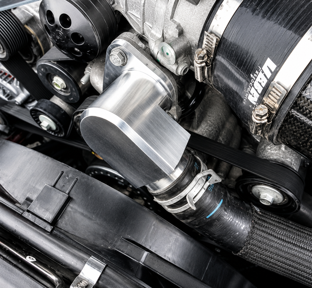 Billet Technology billet aluminum thermostat housing for Dodge Durango SRT Hellcat 6.2L engine