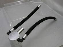 Load image into Gallery viewer, Billet Technology Catch Can Black Braided Line Kit For 6.1L Jeep - Black Ops Auto Works