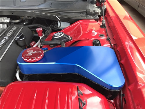 Billet Coolant Reservoir Cover Dodge Charger/Challenger Chrysler 300 - Black Ops Auto Works