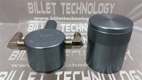 Billet Technology Crank Case Over Flow Catch Can For Dodge Charger & Challenger Hellcat (Dual) - Black Ops Auto Works