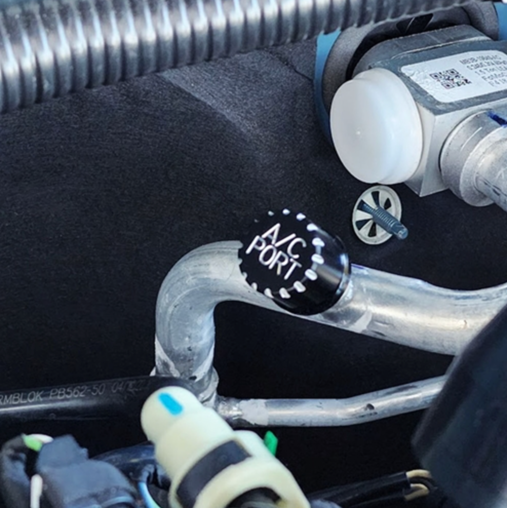 21-23 Ford Bronco 2.3 / 2.7 Engine Cap Cover Packge 6pc Kit - Black Ops Auto Works