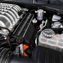 Load image into Gallery viewer, Billet Technology firewall mounted oil catch can kit for 2016-2022 Dodge Challenger SRT Hellcat