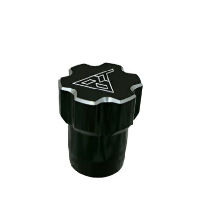 Billet High Pressure A/C Port Cap Cover Sigma Series Dodge Jeep Chrysler - Black Ops Auto Works