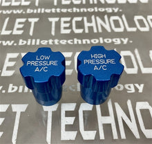 Load image into Gallery viewer, Billet High Pressure A/C Port Cap Cover Sigma Series Dodge Jeep Chrysler - Black Ops Auto Works