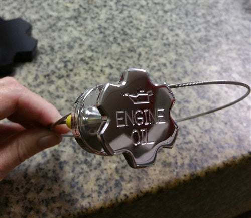 Billet Sigma Series Oil Dipstick for Dodge Charger Challenger Durango Hellcat - Black Ops Auto Works