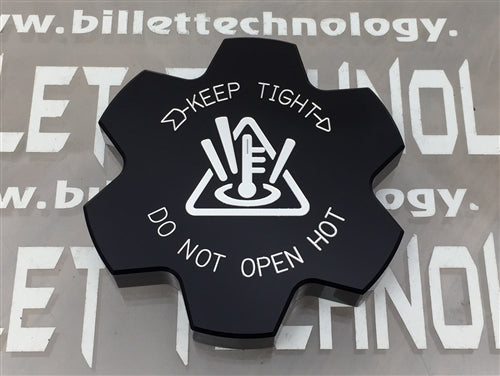 Billet Tech Sigma Series Radiator Cap Cover Chrysler Dodge Jeep Ram - Black Ops Auto Works