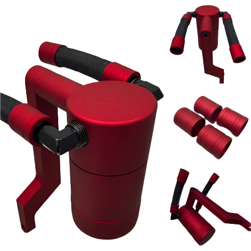 Billet Signature Series Catch Can For 5.7L or 6.1L Hemi Engines Dodge Chrysler - Black Ops Auto Works