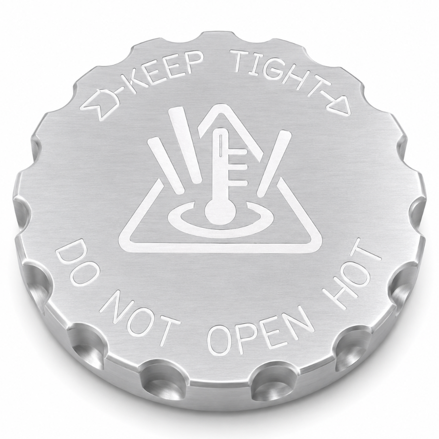 Billet Technology 300111 Hellcat supercharger coolant cap for Dodge Challenger and Charger SRT Hellcat