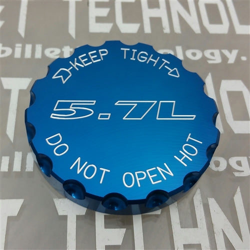 Billet Technology Supercharger Coolant Cap Hellcat Dodge Jeep