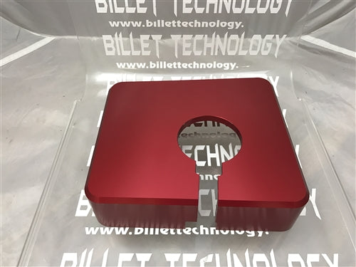 Billet Tech Supercharger Coolant Reservoir Cover Dodge Charger Challenger Hellcat - Black Ops Auto Works