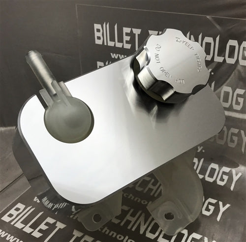 Billet Tech Supercharger Coolant Reservoir Cover Dodge Durango Hellcat - Black Ops Auto Works