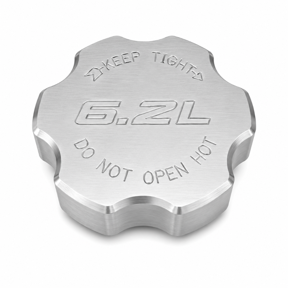 Billet Technology Supercharged engraved supercharger coolant reservoir cap for Jeep Grand Cherokee Trackhawk