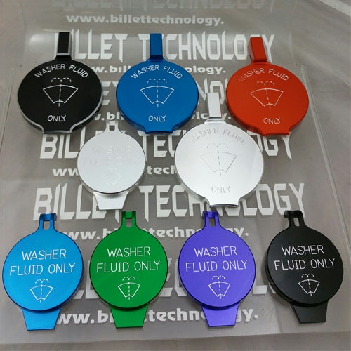 Billet Washer Fluid Cap Dodge Jeep Chrysler Ram - Black Ops Auto Works