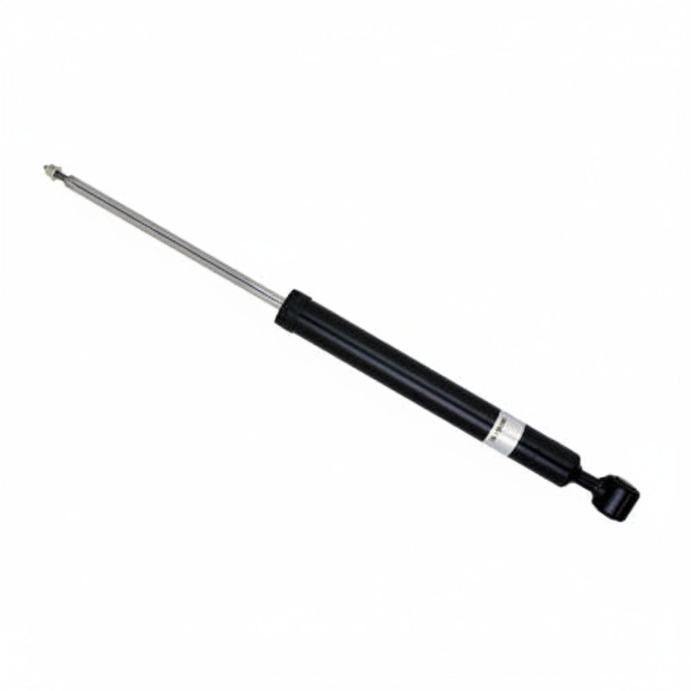 Bilstein 19-239286 B4 OE replacement rear shock absorber with black painted body, stem top mount and eyelet lower mount