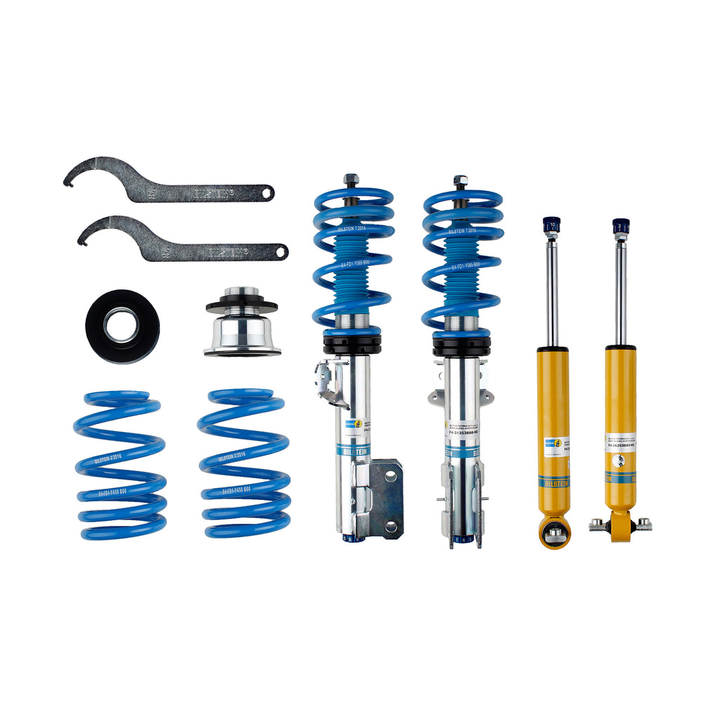-Bilstein B16 15-17 Ford Mustang GT V8 Front and Rear Performance Suspension System-Coilovers-Bilstein