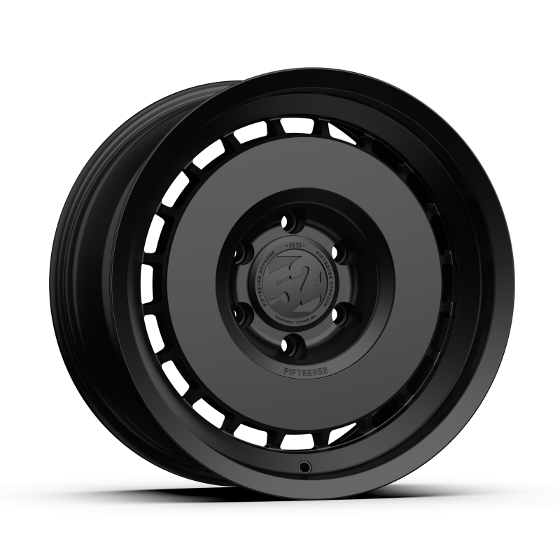 black fifteen52 MX wheel 17x8 5x112 close up center cap detail