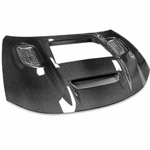 Load image into Gallery viewer, Black Ops 2015-2023 Dodge Charger Red Eye window hood with carbon fiber or fiberglass construction options