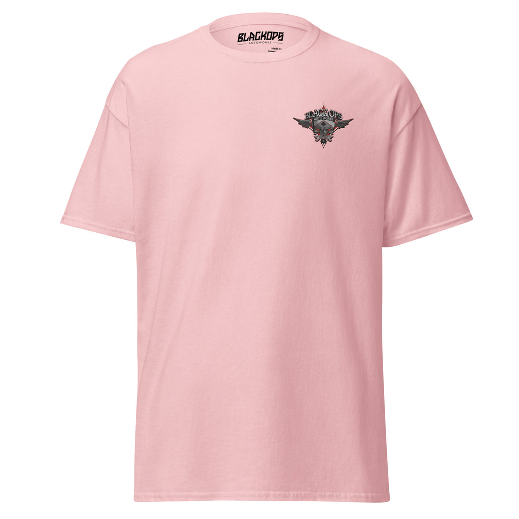 Black Ops Unisex Classic T Embroidered Front DTG Rear - Black Ops Auto Works 7191_11571