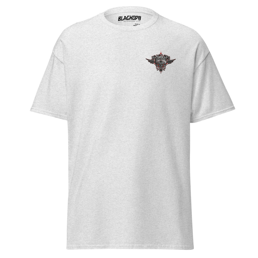 Black Ops Unisex Classic T Embroidered Front DTG Rear - Black Ops Auto Works 7191_11571