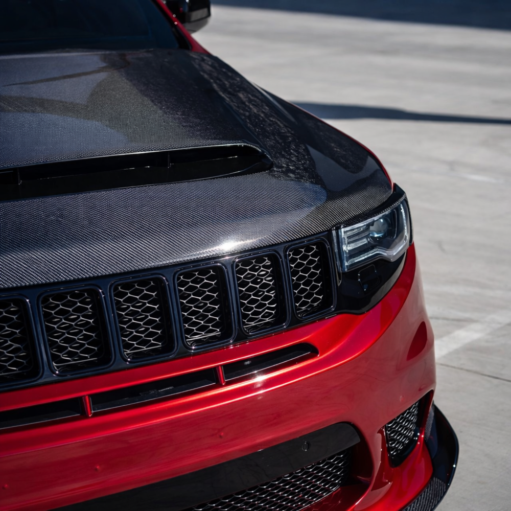 Black Ops Auto Works Demon Hood - 2011-2021 Jeep Grand Cherokee WK2 - Black Ops Auto Works W-HD11JPGC-DF
