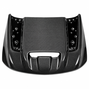 Ram 1500 TRX OEM Carbon Fiber or Fiberglass Hood - Black Ops Auto Works W-HD21RTRX-F
