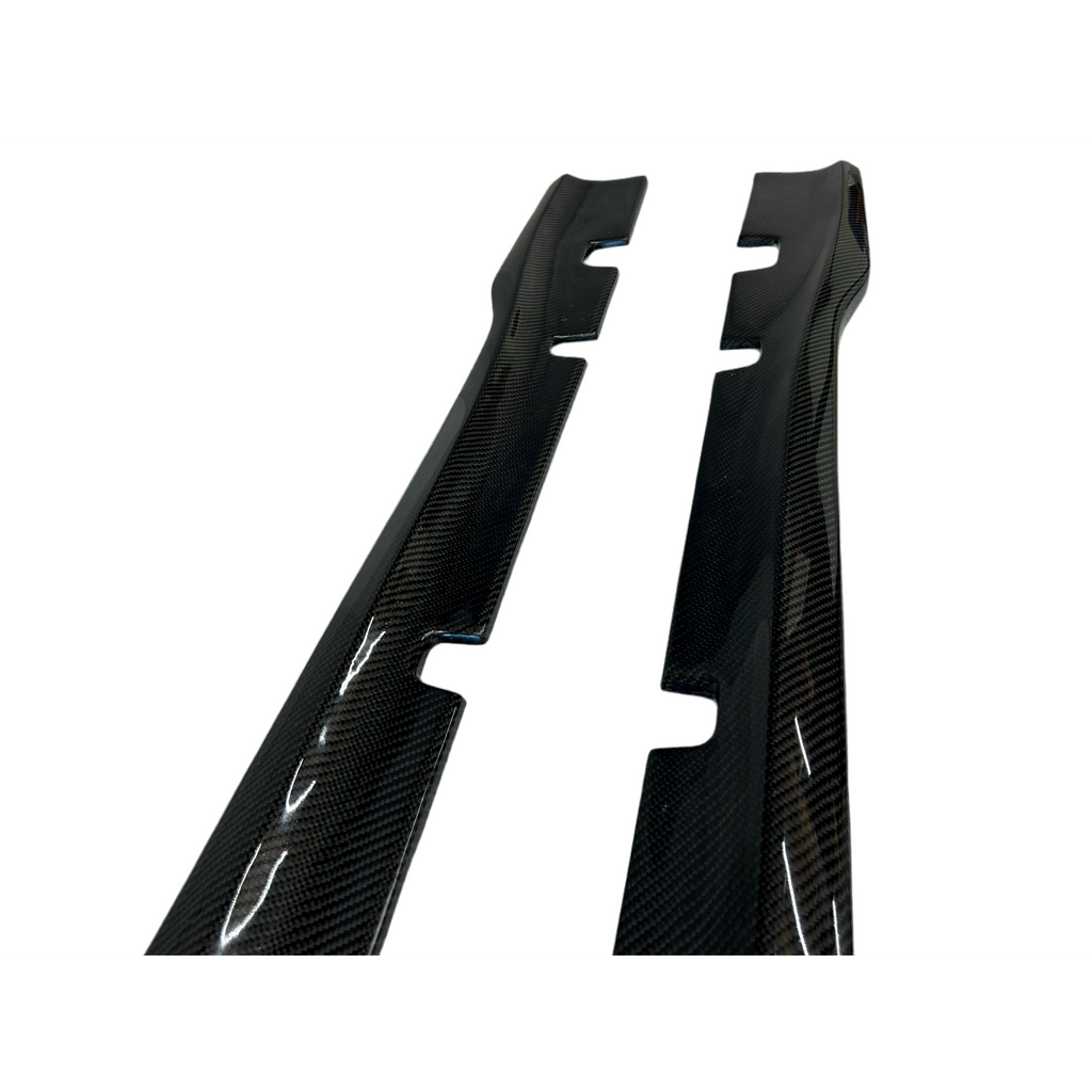 Black Ops Auto Works Carbon Fiber Side Skirts - 2019-2023 Dodge Charger Widebody - Black Ops Auto Works W-SS21DOCH-WC