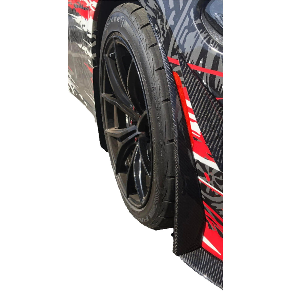 2015-2023 Dodge Charger Carbon Fiber Wind Splitters - Black Ops Auto Works W-WS15DOCH-F