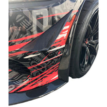 Load image into Gallery viewer, 2015-2023 Dodge Charger Carbon Fiber Wind Splitters - Black Ops Auto Works W-WS15DOCH-F