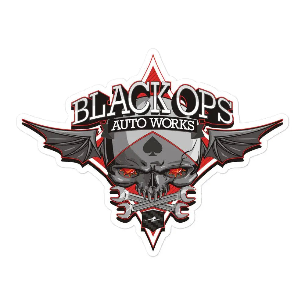 Black Ops Bubble-free Die Cut sticker - Black Ops Auto Works
