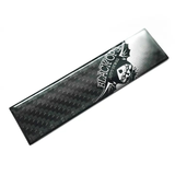 Black Ops Floor Mat Inlay Carbon Fiber Silver Logo