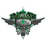 Black Ops Flyer Logo Lime Green