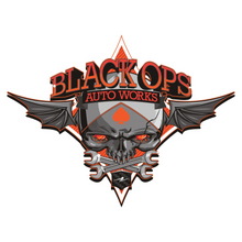 Load image into Gallery viewer, Black Ops Flyer Logo: Orange - Black Ops Auto Works