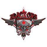 Black Ops Flyer Logo Red